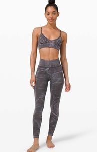 Lululemon Ebb to Street Tight *Wash Stone Wash Graphite Grey Size 12